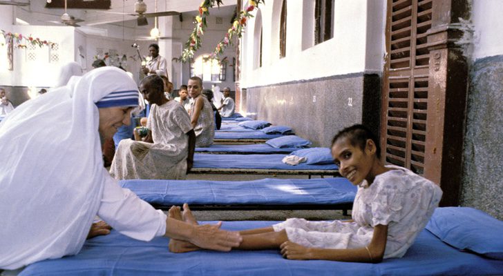 Imagen de la Madre Teresa de Calcuta en 1979