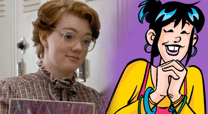 Shannon Purser en 'Stranger Things' y Ethel Muggs