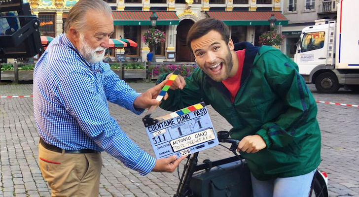 &#39;Cuéntame&#39; rodando en Bruselas