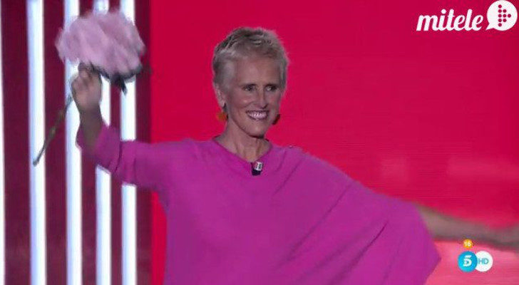 Mercedes Milá entrando por última vez en el plató de &#39;Gran Hermano&#39;