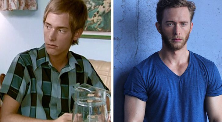 Toni Alcántara en el primer episodio y el actor Pablo Rivero en la actualidad