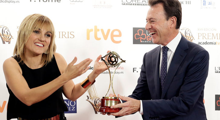 Lourdes Maldonado y Matías Prat en los Premios Iris