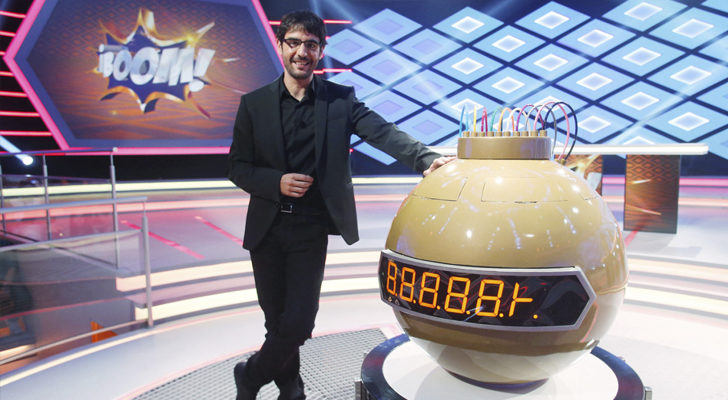 Juanra Bonet en el plató del concurso