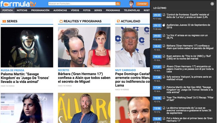 Barra de notificaciones