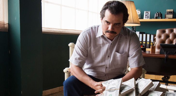 Wagner Moura como Pablo Escobar en 'Narcos'