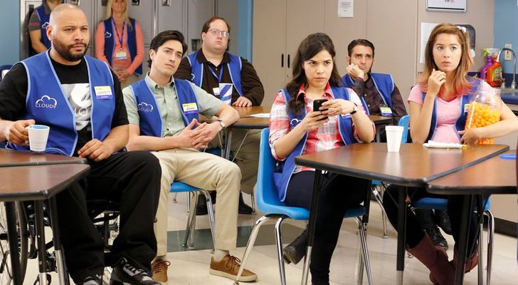 America Ferrera y sus compañeros en &#39;Superstore&#39;