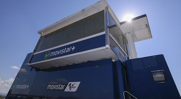 Este es el trailer que Movistar desplaza en los circuitos europeos <span>Movistar| Dorna </span>