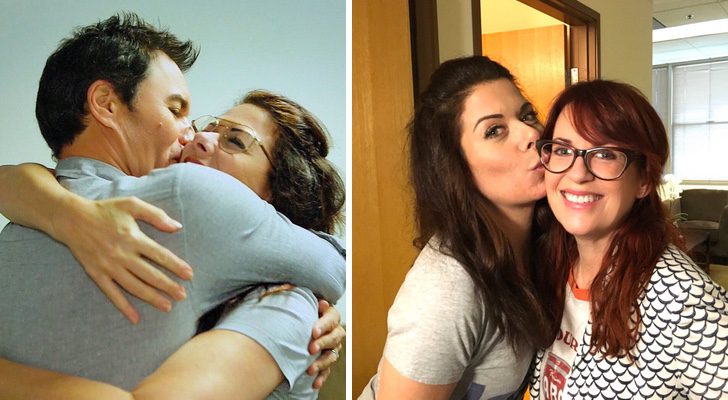 Debra Messing (Grace) y Eric McComark (Will) / Debra y Megan Mullally (Karen)