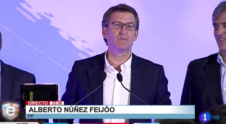 Nuñez Feijóo en 'La noche en 24 horas'