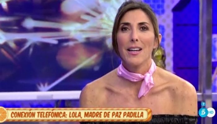 Paz Padilla es soprendida por su madre en 'Sálvame'