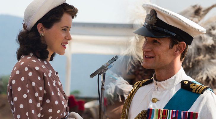 Claire Foy y Matt Smith en 'The Crown'