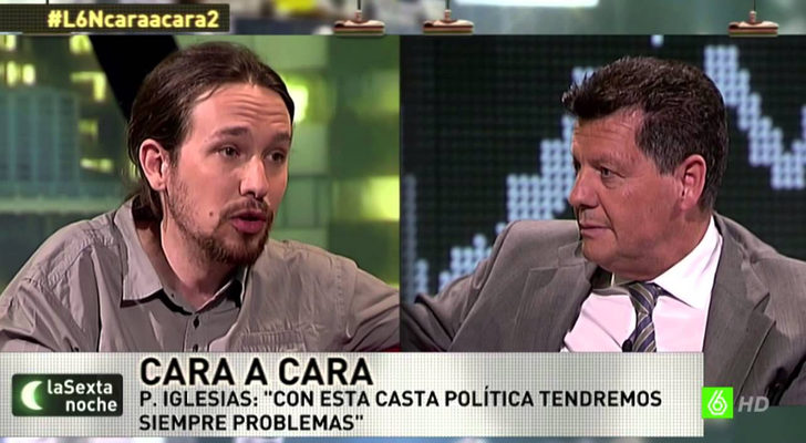 Pablo Iglesias y Alfonso Rojo en &#39;laSexta noche&#39;