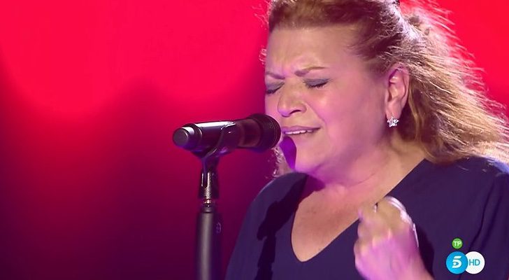 Mayte Amaya durante su actuación