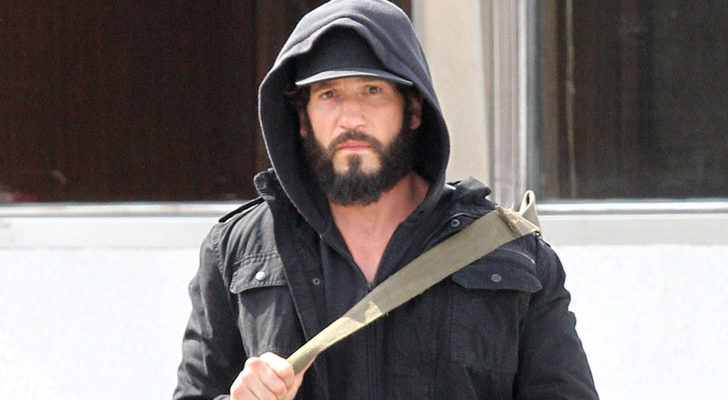 Jon Bernthal en el rodaje de 'The Punisher'