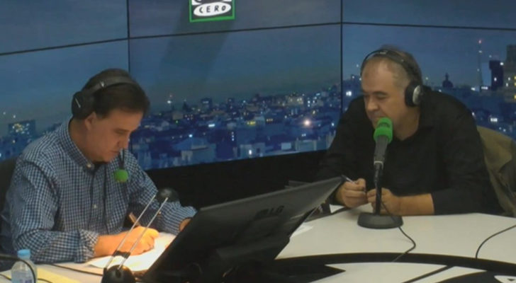 Antonio García Ferreras junto a José Ramón de la Morena en Onda Cero