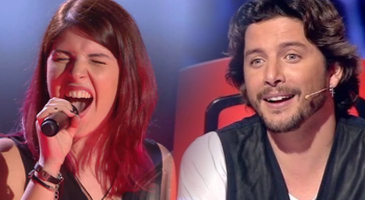 Thais y Manuel Carrasco en 'La Voz'