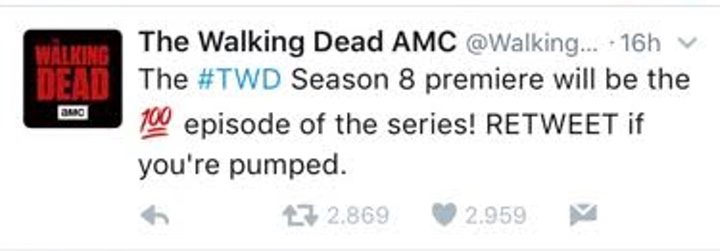 El mensaje borrado por AMC sobre la renovación de 'The Walking Dead'