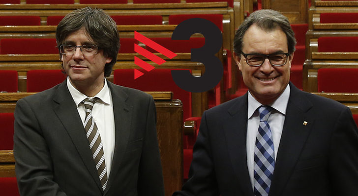 Artur Mas junto a Carles Puigdemont