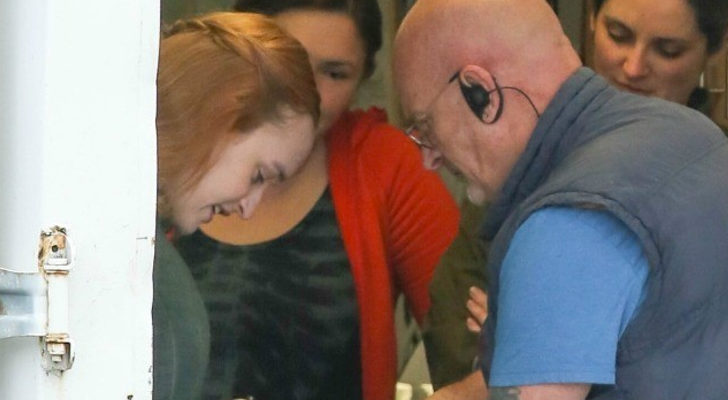 Megan Parkinson en el rodaje de 'Juego de Tronos'