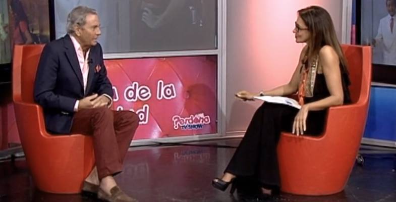 Arturo Fernández y Elsa Anka en 'Perdona?'