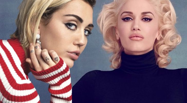 Miley Cyrus (izquierda) y Gwen Stefani (derecha)