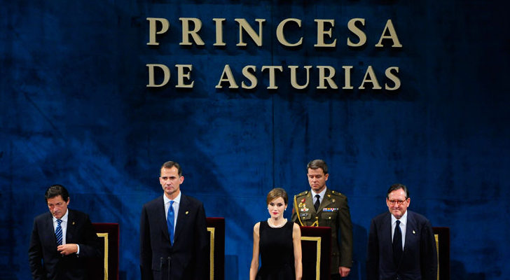 Los Reyes de España durante los 'Premios Princesa de Asturias 2015'