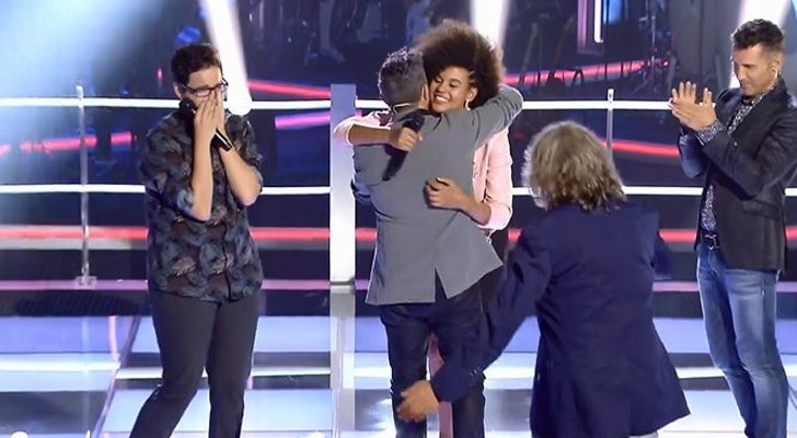 Alejandro Sanz regala un año de clases de canto a Natalia en 'La Voz 4'