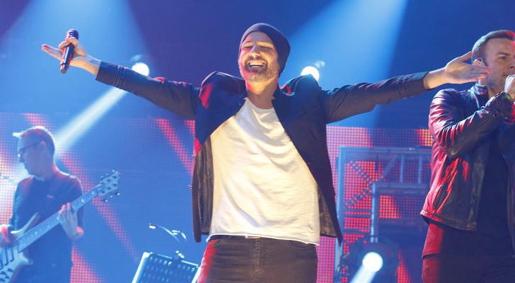 Alejandro Parreño en el concierto de &#39;OT. El reencuentro&#39;