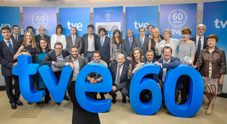 Rostros conocidos de TVE celebran el 60 aniversario de la cadena