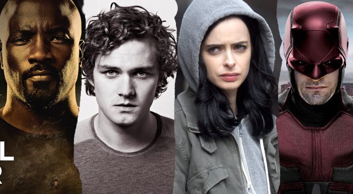 Los actores protagonistas de 'Marvel's The Defenders'