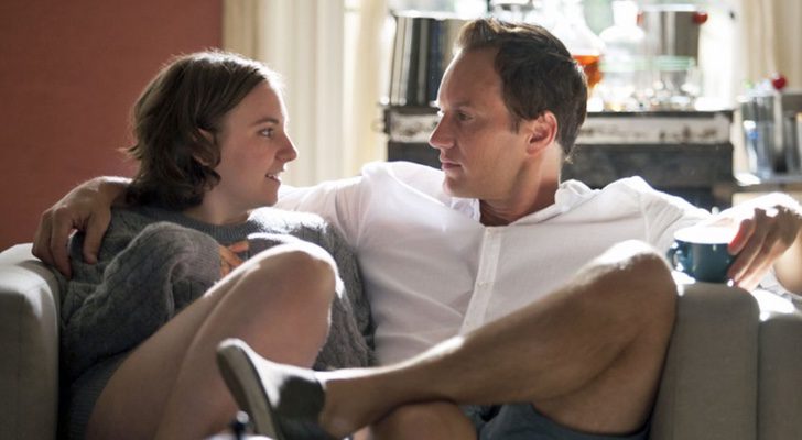Lena Dunham y Patrick Wilson en 'Girls'