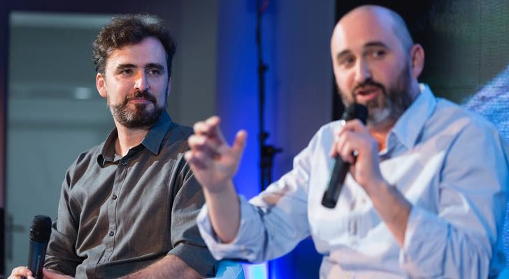 Jorge y Alberto en el Festival de Series