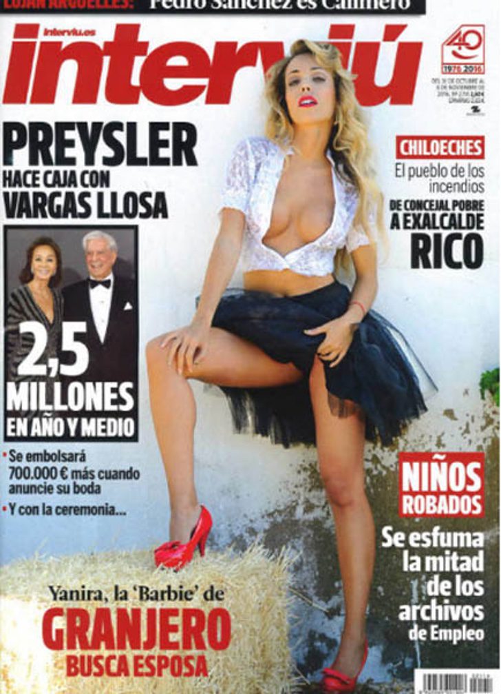 Yanira, de 'Granjero busca esposa' protagoniza la nueva portada de Interviú