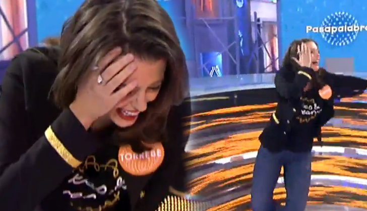 Adriana Torrebejano se cae en 'Paspalabra' tras el zapatazo