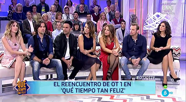 Los ex concursantes de OT1 en &#39;Qué tiempo tan feliz&#39;