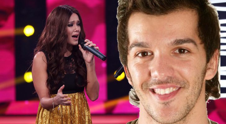 Lorena Gómez, vencedora de la quinta gala de 'Tu cara me suena' y José Antonio