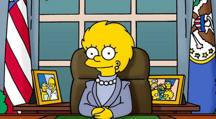 Lisa presidenta de los EEEUU en 'Los Simpson'