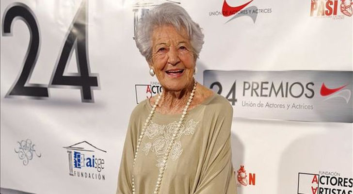 Asunción Balaguer en la 24ª edición de los premios Unión de Actores