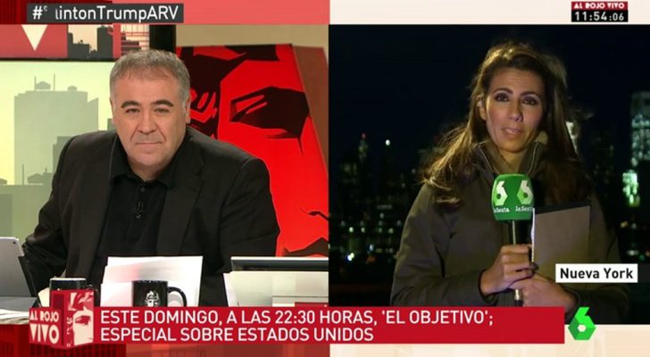 Antonio García Ferreras y Ana Pastor han protagonizado la cobertura de laSexta sobre las elecciones en EEUU