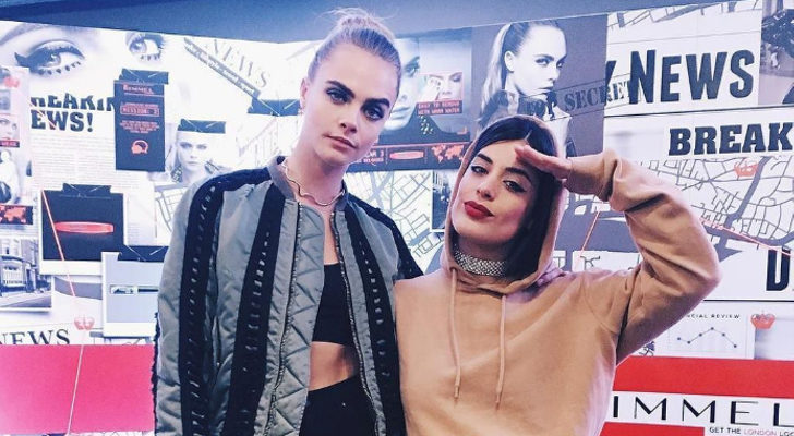 Cara Delevingne y Dulceida en un acto promocional en Londres