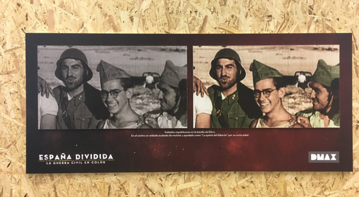 Instantánea de la serie-documental 'España dividida: La guerra civil en color'