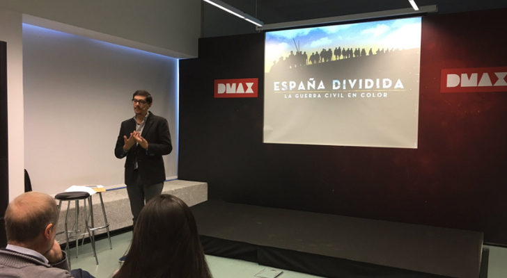 Acto de presentación de 'España dividida: La guerra civil en color'