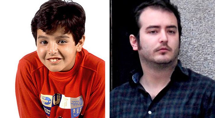 Aarón Guerrero como Checho y en la actualidad