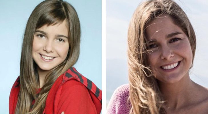 Natalia Sánchez como Teté y en el actualidad