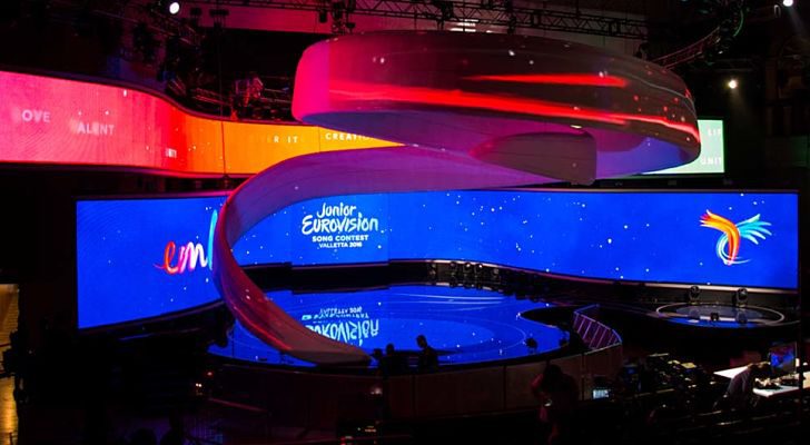 Escenario del Festival de Eurovisión Junior 2016, en Valletta