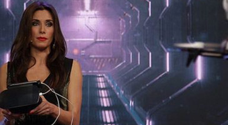 Pilar Rubio intentando superar su reto la semana pasada