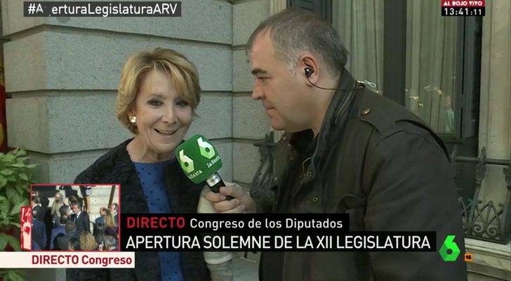 Antonio García Ferreras entrevista a Esperanza Aguirre