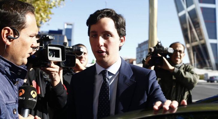 Fran Nicolás a su llegada a los Juzgados de Plaza de Castilla