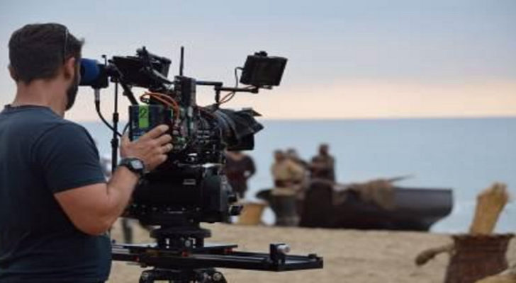 Un rodaje de 'La catedral del mar'