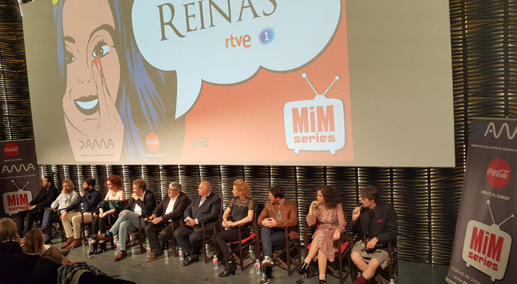El equipo completo de la producción de &#39;Reinas&#39; en su presentación